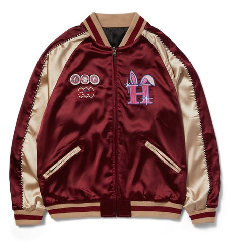 Huf x Freddie Gibbs Souvenir Jacket Reversible / Berry