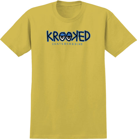 Krooked KRKD Eyes Fill Tee / Mustard