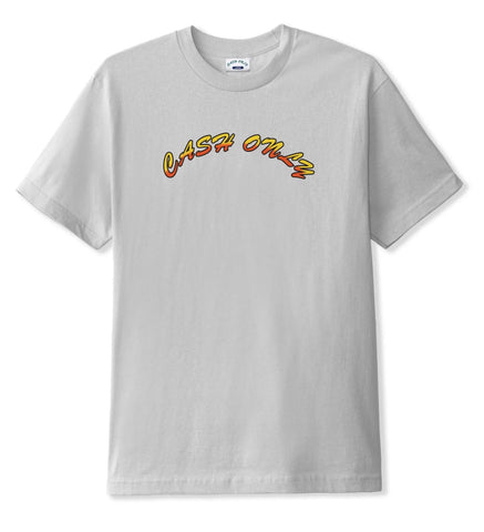 Cash Only  Logo Tee / Cement