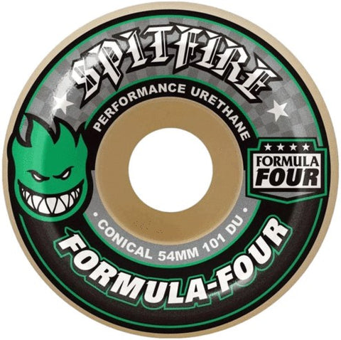 Spitfire F4 101 Duro Conical Wheels 54mm