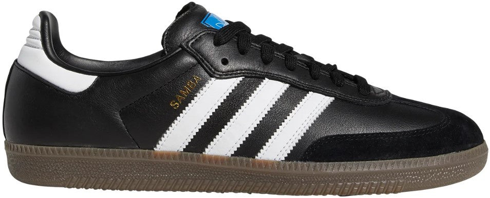adidas gazelle silver green womens Adidas Samba ADV Shoe / Black / White / Gum – The Good Room