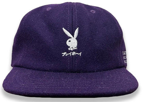 Color Bars Tokyo Club Wool Clipback Hat / Purple