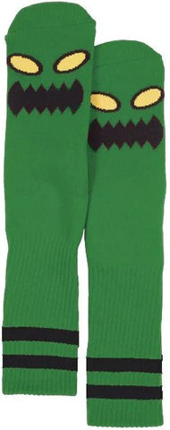 Toy Machine Monster Face Socks / Green