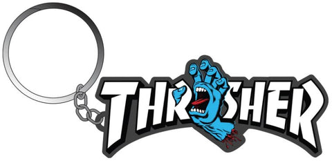 Thrasher Screaming Logo Santa Cruz Key Chain