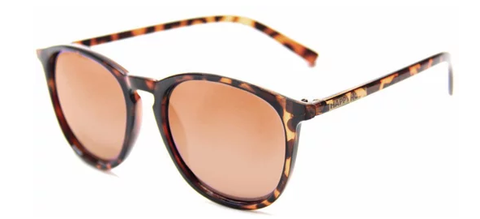 Happy Hour Flap Jack Frosted Tortoise Amber Lens Sunglasses