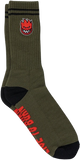 Spitfire Big head Fill Socks / Olive / Black / Red