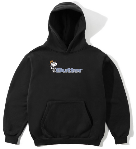 Butter Goods x Peanuts Spike Logo Pullover Hoodie / Black