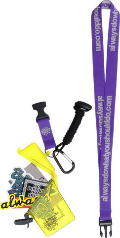 Always Do What You Should Do Card Case 3 / Yellow