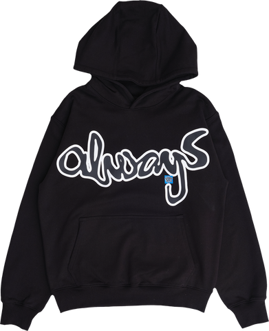Always Do What You Should Do Snapper Rocks Hoodie / Black
