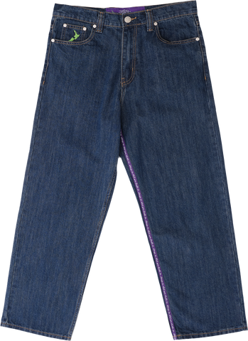 Always Do What You Should Do Woven Purple Label Denim Pants / Dark Blue