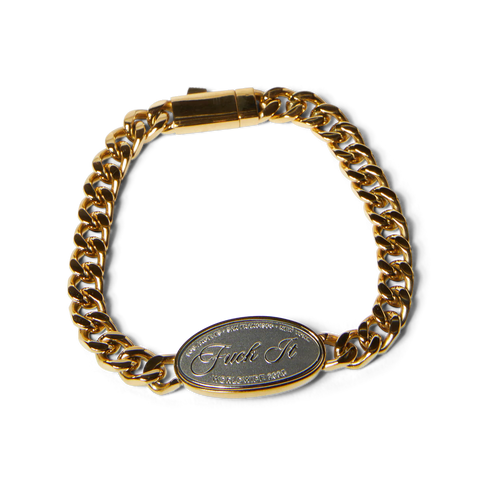 Huf Fuck It Bracelet / Gold