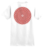 Spitfire Classic Swirl Overlay Tee / White