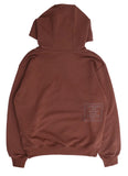 Always Do What You Should Do Scribble @Sun Hoodie /  Brown