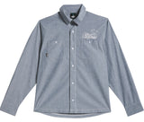 Adidas Gonz Ls Button Up / Aurora Ivy / White