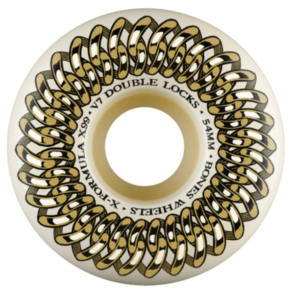 Bones Double Lock  X Formula V7 Wheels 99A 54mm