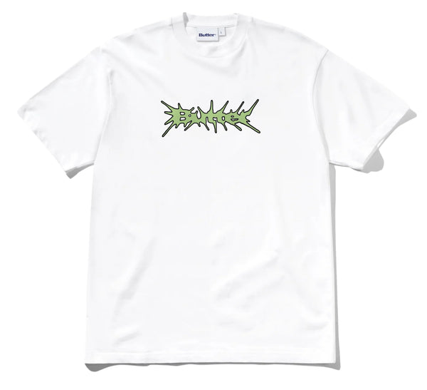 Butter Goods Nail Logo Tee / White