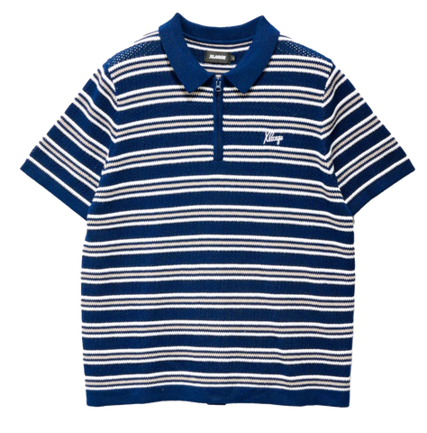 Xlarge Script Stripe SS Polo / Navy
