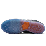 Nike SB Dunk Low Pro x Bluetile Dunk Low Pro Shoe / Black / Marina-White /  Campfire Orange