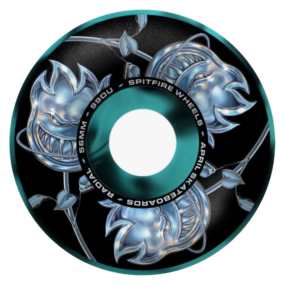 Spitfire F4 x April Bighead Rose Radial 99a 56mm Wheels
