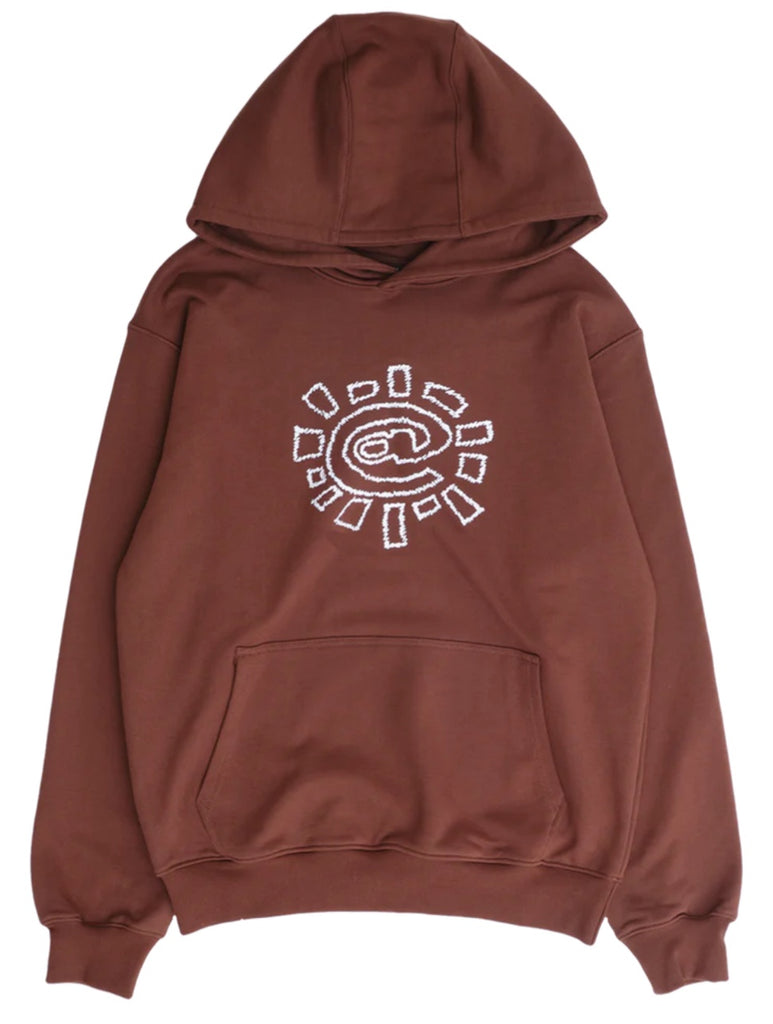 Always Do What You Should Do Scribble @Sun Hoodie Brown – The