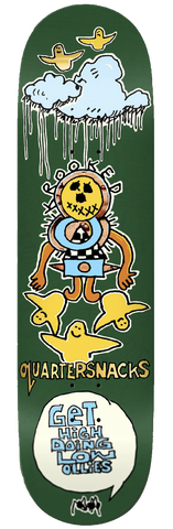 Krooked x Quartersnacks Get High Skateboard Deck 8.25”