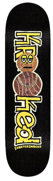 Krooked x Quartersnacks Snackman Skateboard Deck 8.5”