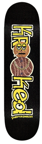 Krooked x Quartersnacks Snackman Skateboard Deck 8.5”