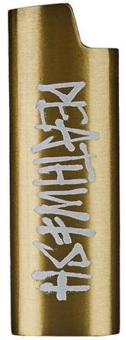 Deathwish Stay Lit Lighter Holder / Bronze