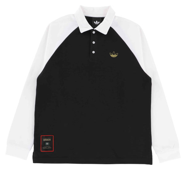 Adidas x Tyshawn Rugby Shirt / Black / White