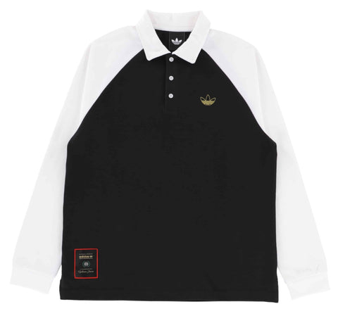 Adidas x Tyshawn Rugby Shirt / Black / White