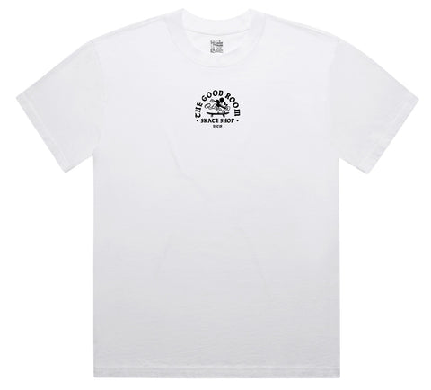 TGR Embroidered Mickey Logo Tee / White