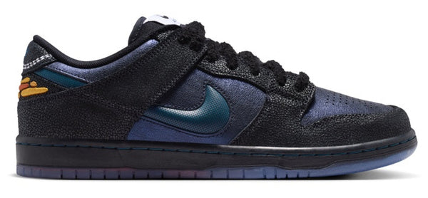 Nike SB Dunk Low Pro x Bluetile Dunk Low Pro Shoe / Black / Marina-White /  Campfire Orange