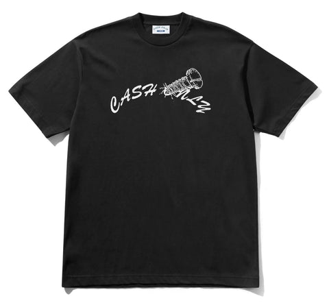 Cash Only Screw Logo Tee / Black