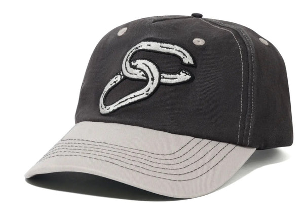 Cash Only Chain 5 Panel Hat / Charcoal / Light Grey