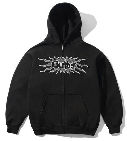 Butter Goods Solar Zip-Thru Hoodie / Black