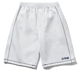 Butter Goods Overlock Stitch Fleece Shorts / Ash