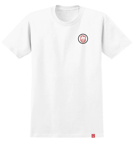Spitfire Classic Swirl Overlay Tee / White