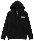 Antihero Basic Eagle Emb Zip Hoodie / Black