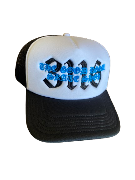TGR 3116 Shop Trucker Hat / Black / White / Blue