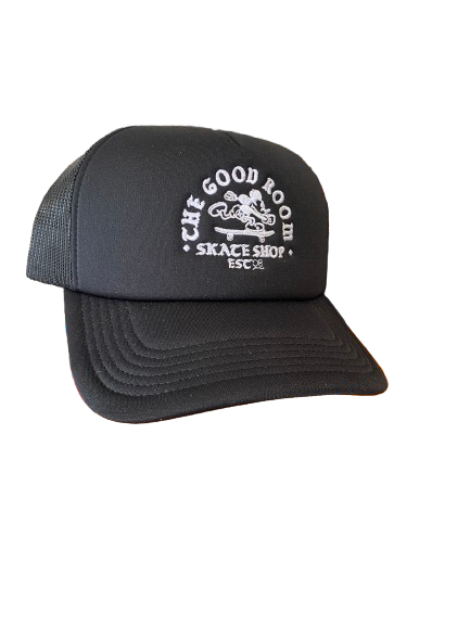 TGR Mickey Trucker Snapback Hat / Black / Black