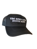 TGR 3116 Trucker Snapback Hat / Black / White