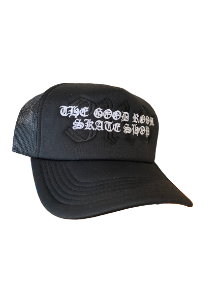 TGR 3116 Trucker Snapback Hat / Black / White
