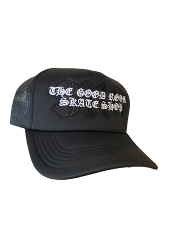 TGR 3116 Trucker Snapback Hat / Black / White