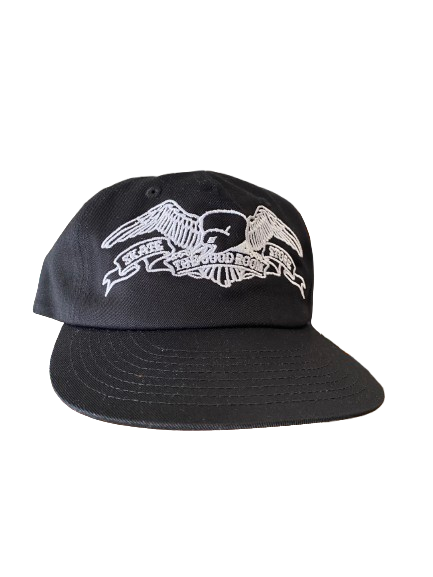 TGR Gull Soft Cotton Snapback Hat / Black