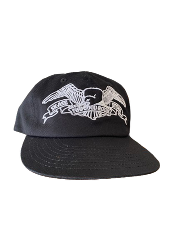 TGR Gull Soft Cotton Snapback Hat / Black