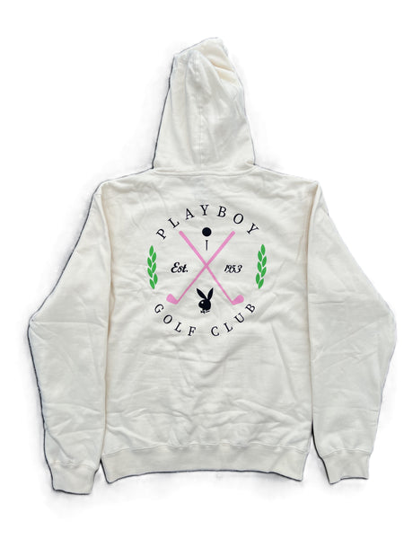 Color Bars x Playboy Swing Hoodie / Bone