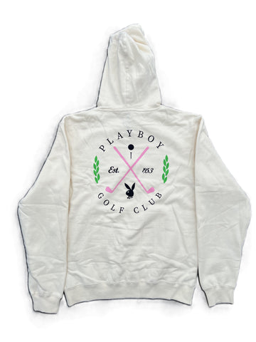 Color Bars x Playboy Swing Hoodie / Bone