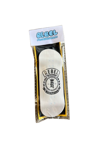Rebel Fingerboard OG Logo White Deck 34mm