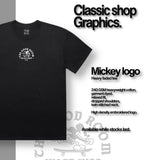 TGR Embroidered Mickey Logo Tee / White