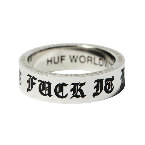Huf Old E Ring / Silver